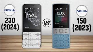 Nokia 230 2024 Vs Nokia 150 2023 Button Mobile [upl. by Ahtanaram]