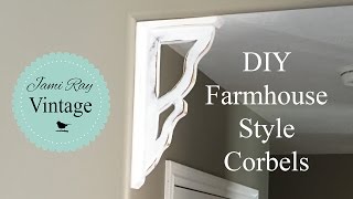 DIY Farmhouse Style Corbels [upl. by Cataldo929]