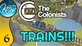 The Colonists Ep 6 BUILDING BIG  Scenario 5 Trains  Lets Play Gameplay [upl. by Fernanda]