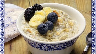 Porridge con Torta de Aceite Inés Rosales [upl. by Ynaffit]