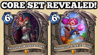 New CORE SET fully REVEALED No more NOURISH Brand NEW CARDS Death Knight REWORK Tons of BUFFS [upl. by Anahpets615]