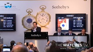 Record Breaking Patek Philippe Auctions in Geneva Fall 2014 [upl. by Guilbert]