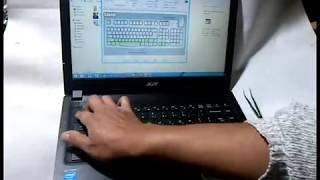 memperbaiki laptop keyboard acer one 14 Z1401 [upl. by Lowery]