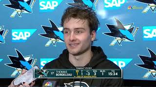 David Quinn amp Thomas Bordeleau PostGame Interview  New York Islanders vs San Jose Sharks [upl. by Lardner747]