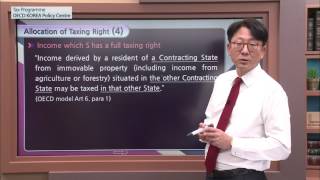 OECD Tax Model Tax Convention Lecture 3 Jae hyung Jang [upl. by Arabella]