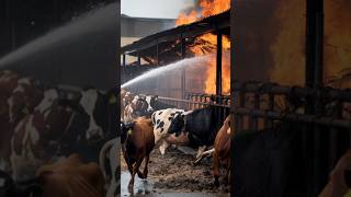 ll Cows Are Burning llcowvideos cow cowlover cowshed animals vranimals97 wildlife cowcalf [upl. by Asseram]