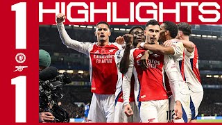 HIGHLIGHTS  Chelsea vs Arsenal 11  Premier League  Martinelli scores in London derby draw [upl. by Ferren]