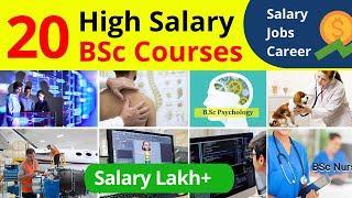 20 High Salary Bsc Courses  Jobs For PCB amp PCM Students [upl. by Yziar]