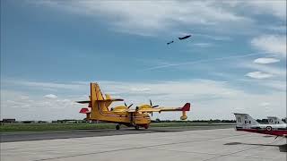 Saint Hubert Airshow 2024 Quebec CL415 [upl. by Nalliuq]