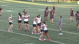 Harvard Womens Rugby Wins at Brown  Game Highlights [upl. by Ahsanat843]