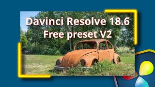 DaVinci Resolve 186 FREE PRESET Rectangle Neon Picture Frame V2 [upl. by Jenette]