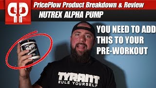 You Need to Try This Pump Supplement  Nutrex Alpha Pump [upl. by Hippel593]