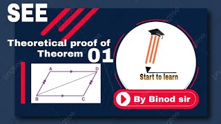 Diagonal of a parallelogram bisect the parallelogramsee 2024 geometry binodsir viralvideo [upl. by Animahs]