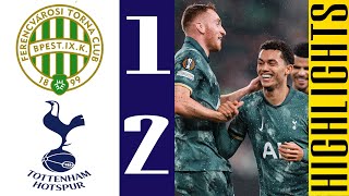 Ferencváros vs Tottenham 12 Highlights  UEFA Europa League 202425 Brennan Johnson Goal [upl. by Arelus]