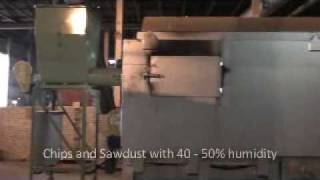 Biomass Burner Lippel  Pyrolysis burning biomass [upl. by Clayborne939]