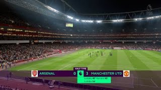 Arsenal 0  3 Manchester UTD 1st half [upl. by Hilarius]