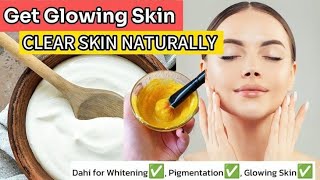 DIY Glowing Skin Face Pack  Home Remedies for Glowing Skin [upl. by Sanjay]