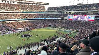 Army Navy Game 2018 President Trump Greeted with Cheers [upl. by Weitman103]