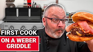 First Cook On A Weber Griddle  Ace Hardware [upl. by Onida]