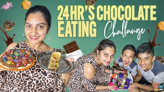 24 hrs Chocolate Eating challenge  Eating challenge  Naveena vlogs  Tamada Media [upl. by Hoang80]