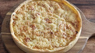 Recette  Tarte à l’Oignon Lardons [upl. by Aubert]