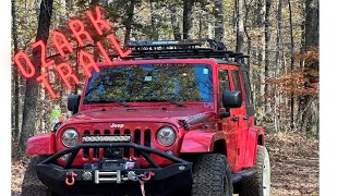 ARKANSAS TRAIL DEVILS DEN STATE PARK RHINO RACK BASKET HAD TO COME OFF [upl. by Hallsy892]