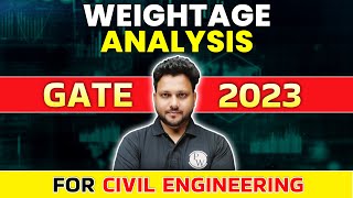 Weightage Analysis Of GATE For Civil Engineering [upl. by Ole]