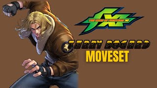 KOF ALL STARS  TERRY BOGARD XI MOVESET [upl. by Grobe893]