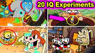 Cuphead  DLC  All 20 IQ Experiments [upl. by Denman]