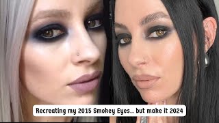 Recreating my 2015 Smokey Eye but make it 2024 [upl. by Nortad455]