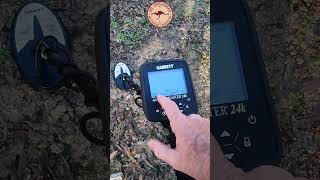 Garrett Goldmaster 24K Tips Threshold shorts garrettmetaldetectors goldprospecting [upl. by Moor]