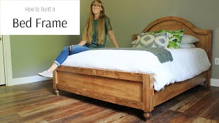 How to Build a Bed Frame with Arched Head Board [upl. by Alia765]