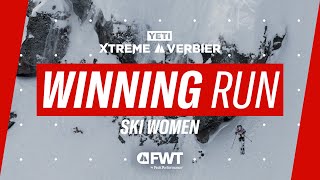 Hedvig Wessel Ski Women Winning Run I 2024 YETI Xtreme Verbier [upl. by Pattie564]