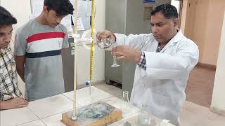 EXPERIMENT TO DETERMINE THE IRON CONTENT IN THE GIVEN SAMPLE OF WATER [upl. by Arraet489]