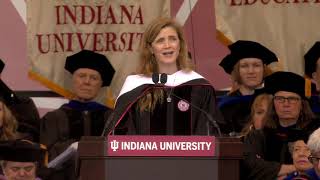 Indiana University 2019 Commencement Speaker Samantha Power [upl. by Ahsel248]