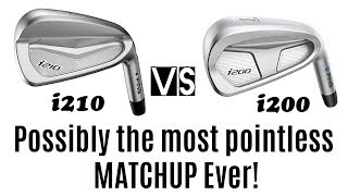 Ping i200 Iron V Ping iBlade Iron  Head To Head [upl. by Anad405]