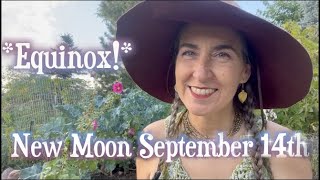 Equinox  Sept14th New Moon in Sidereal Leo [upl. by Nairam]