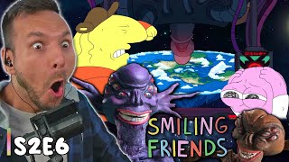 Smiling Friends 2x6 Reaction  Absolute MENACES 👿 [upl. by Aceissej]