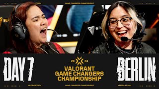 VALORANT Game Changers Championship  Lower Semifinal  Day 7 [upl. by Nima696]