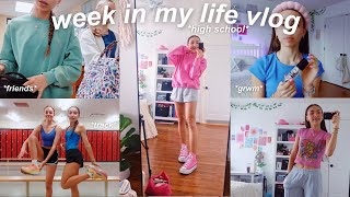 high school week in my life vlog productive  fun [upl. by Aratehs738]