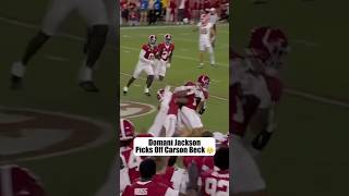 Domani Jackson Picks Off Carson Beck 😤 Georgia vs Alabama [upl. by Derag]