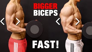 How to Get Bigger Biceps Fast JUST DO THIS [upl. by Nnahteb667]