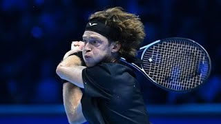 Andrey Rublev slammed for unfair ATP Finals decision after bringing suitcase to matchAndrey Ruble [upl. by Madoc563]