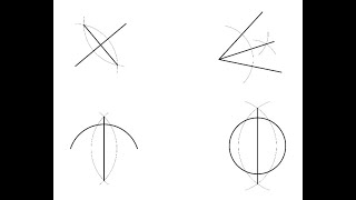 BISECTING LINE ARC CIRCLE AND ANGLE [upl. by Etat588]