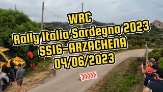 SS16ARZACHENA  Rally Italia Sardegna 2023  WRC [upl. by Htiekram373]