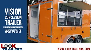 Vision Concession Custom Cargo Trailer By LOOK Trailers [upl. by Aelyak]