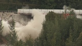 Murnau Hier wird die A95Brücke gesprengt [upl. by Dnalro816]