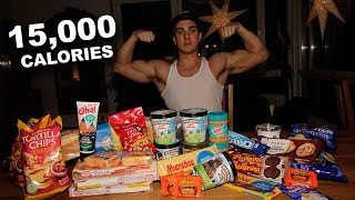 15000 CALORIE CHALLENGE AT 17 YEARS OLD [upl. by Anirehc550]