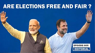 Editorial with Sujit Nair Are elections free and fair  PM Modi  BJP  Congress  Rahul Gandhi [upl. by Eesac909]