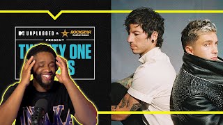 Twenty One Pilots MTV Unplugged  Stressed Out Reaction [upl. by Dola280]